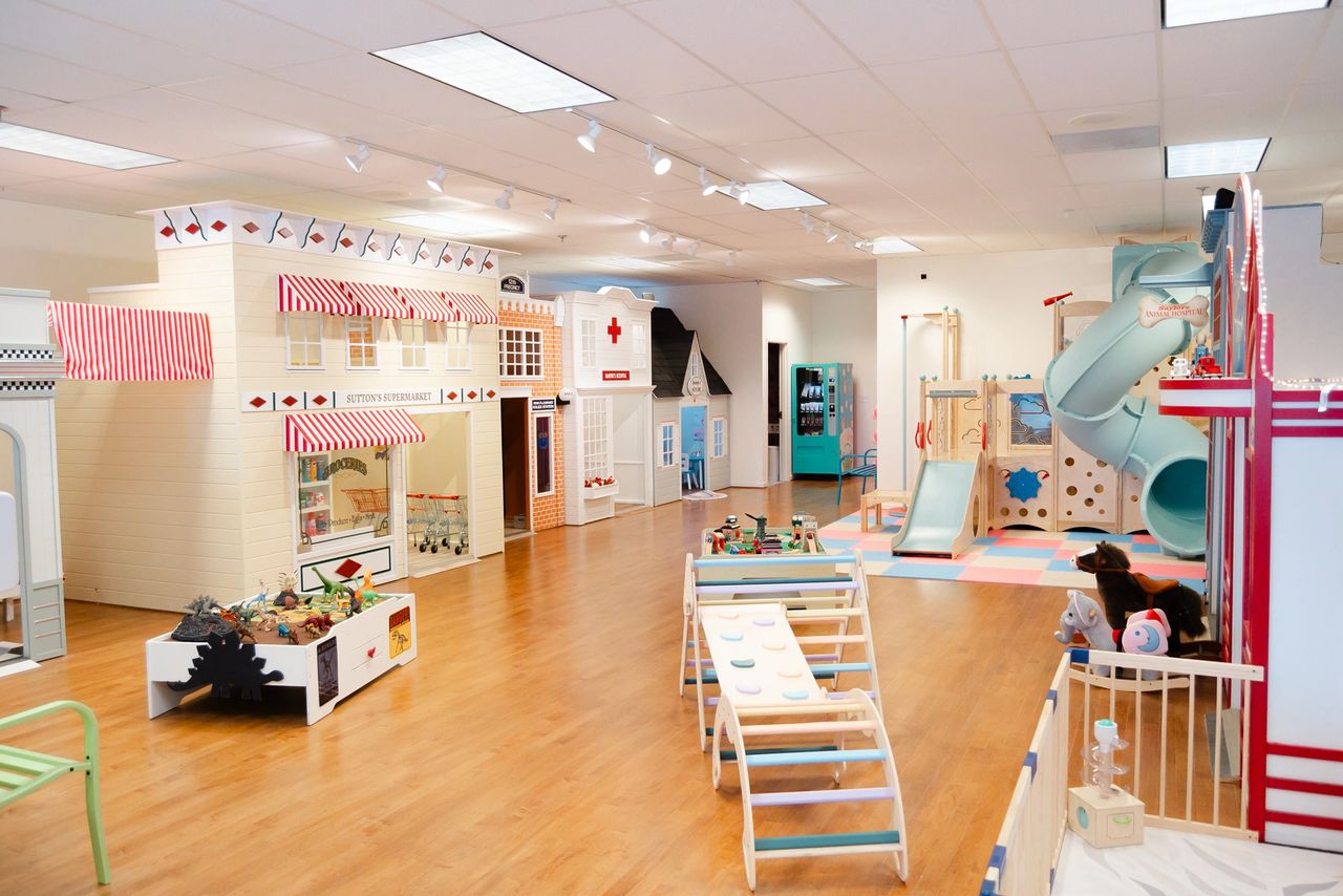 Modern and clean indoor play equipment